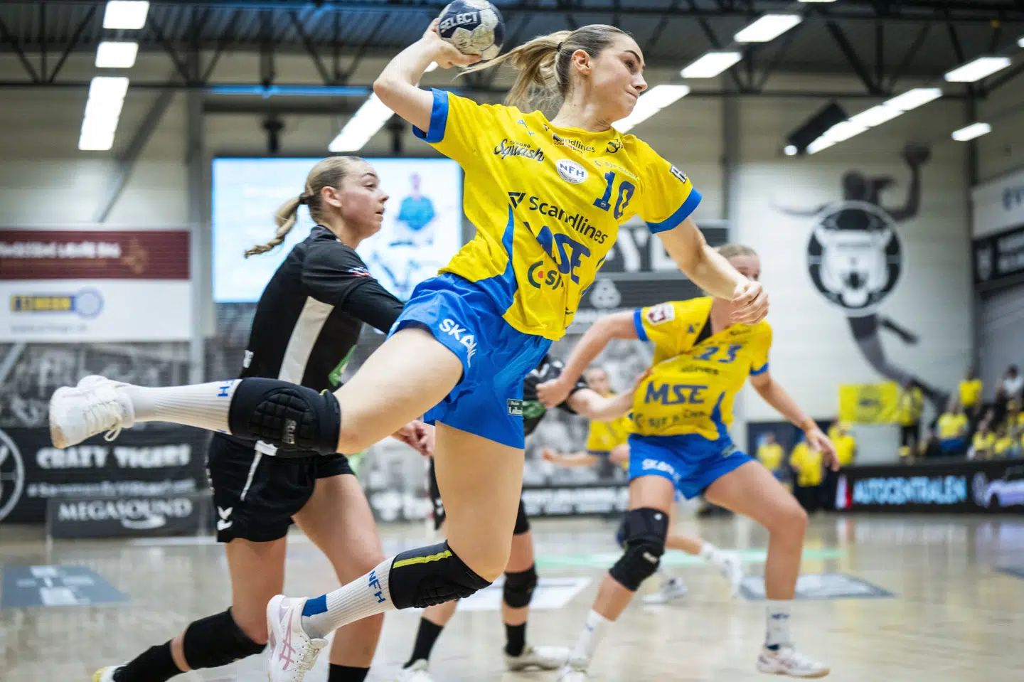 Mia Svele var den store spiller for Nykøbing Falster. (Arkivfoto).