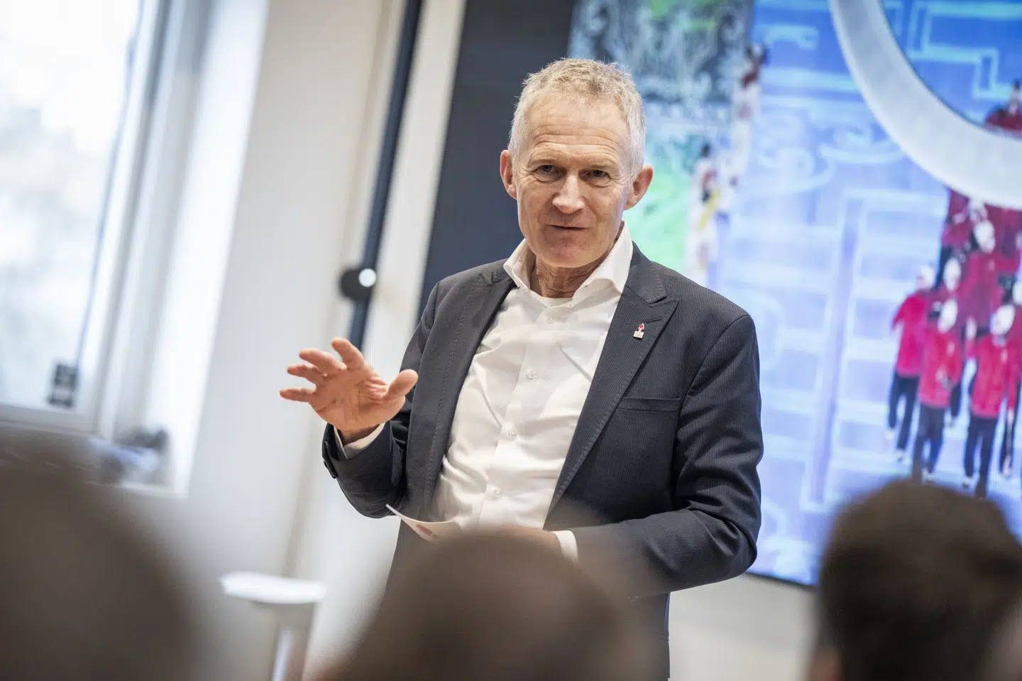 Formanden for DIF, Hans Natorp, er godt tilfreds med det nye regeringsgrundlag, hvor han ser stort fokus på idræt. (Arkivfoto).