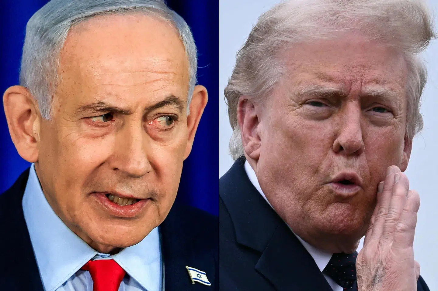 - På et tidspunkt sagde jeg: Bibi, vi må stoppe det her. Vi må stoppe det, lyder Trumps udlægning af telefonopkald med Israels premierminister, Benjamin Netanyahu.
