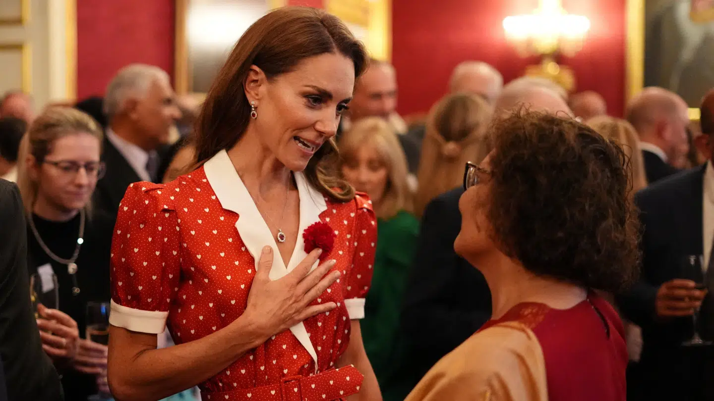 Prinsesse Kate ved Cancer Research UK receptionen tirsdag.