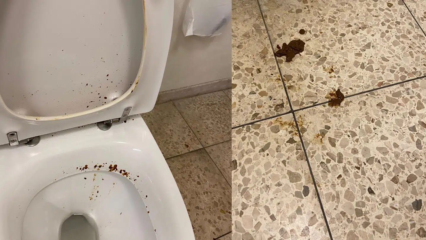 Kundetoilettet havde fået en ordentligt omgang-