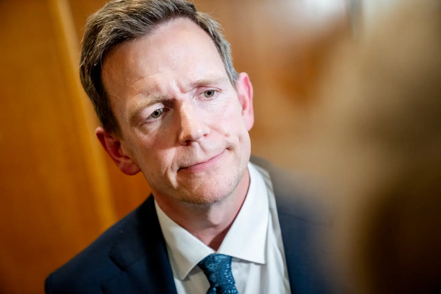 Rasmus Stoklund ved ministeroverdragelse i Udlændinge- og Integrationsministeriet i København onsdag den 3. juni 2026.. (Foto: Ida Marie Odgaard/Ritzau Scanpix)