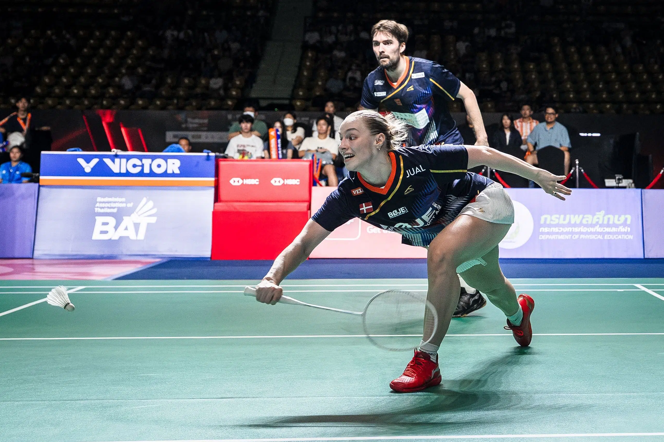 Formstærkt dansk badmintonpar stryger i stor kvartfinale