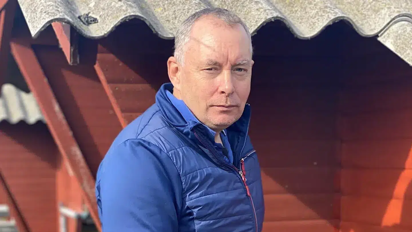 57-årige Walther Christiansen driver sin gård i Sæby i Nordjylland.