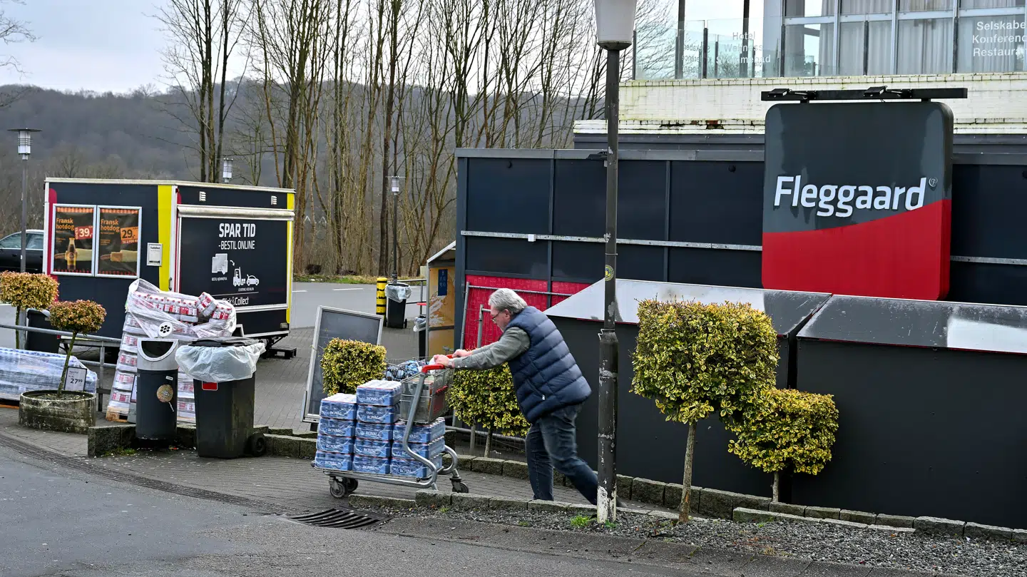 Fleggaard-grænsehandel i Kruså.