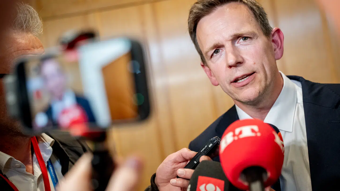 Rasmus Stoklund ved ministeroverdragelse i Udlændinge- og Integrationsministeriet.