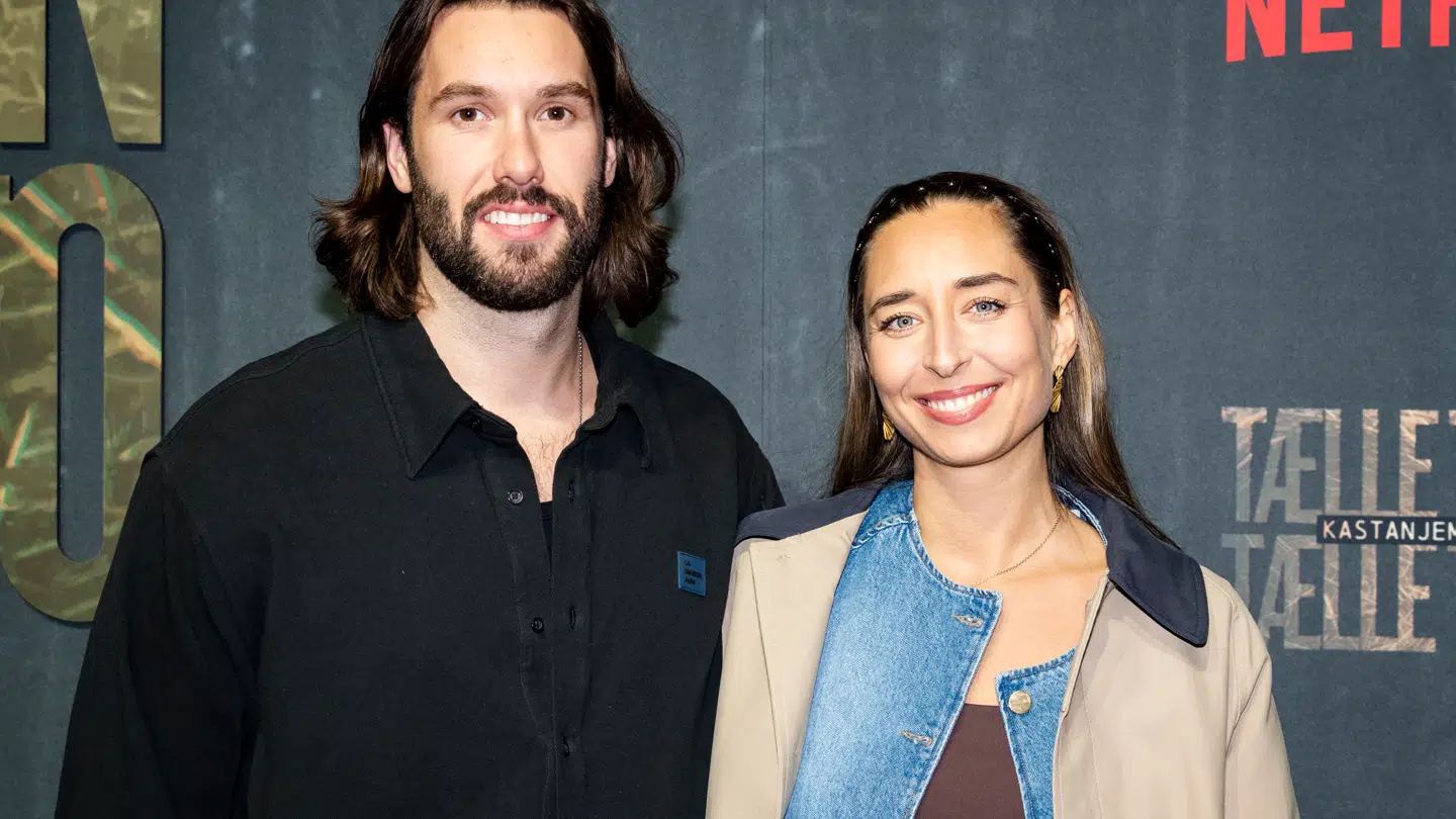 Philip Geisler Berg og Frederikke Victoria Olsen-Kludt til premiere på 'Kastanjemanden' tilbage i april. Parret har dannet par siden 2022, hvor de mødte hinanden i tv-programmet 'Bachelor' dog med et års pause.