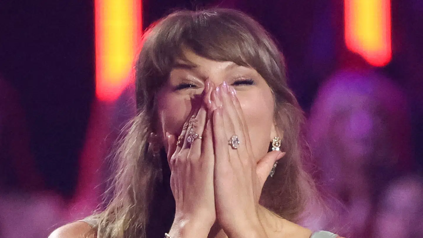 Verdensstjernen Taylor Swift har virkeligt god grund til at juble.