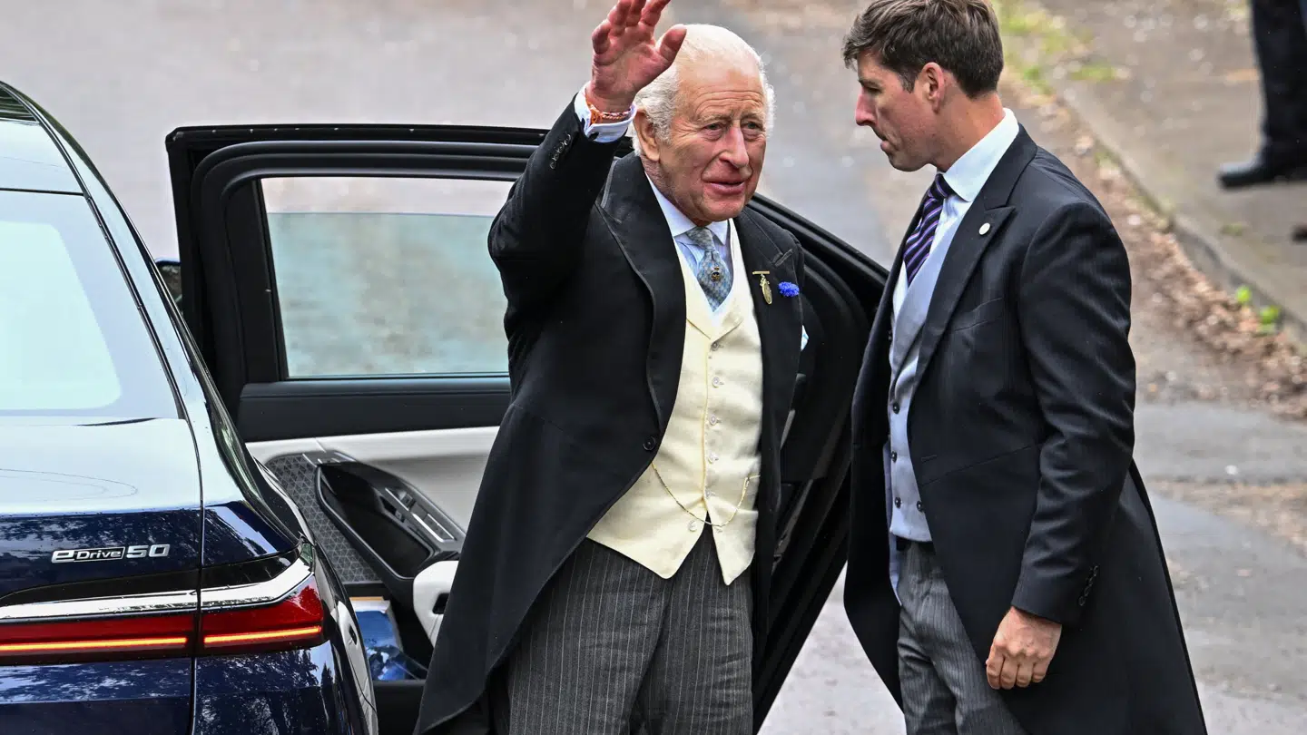Kong Charles deltog også i festlighederne.