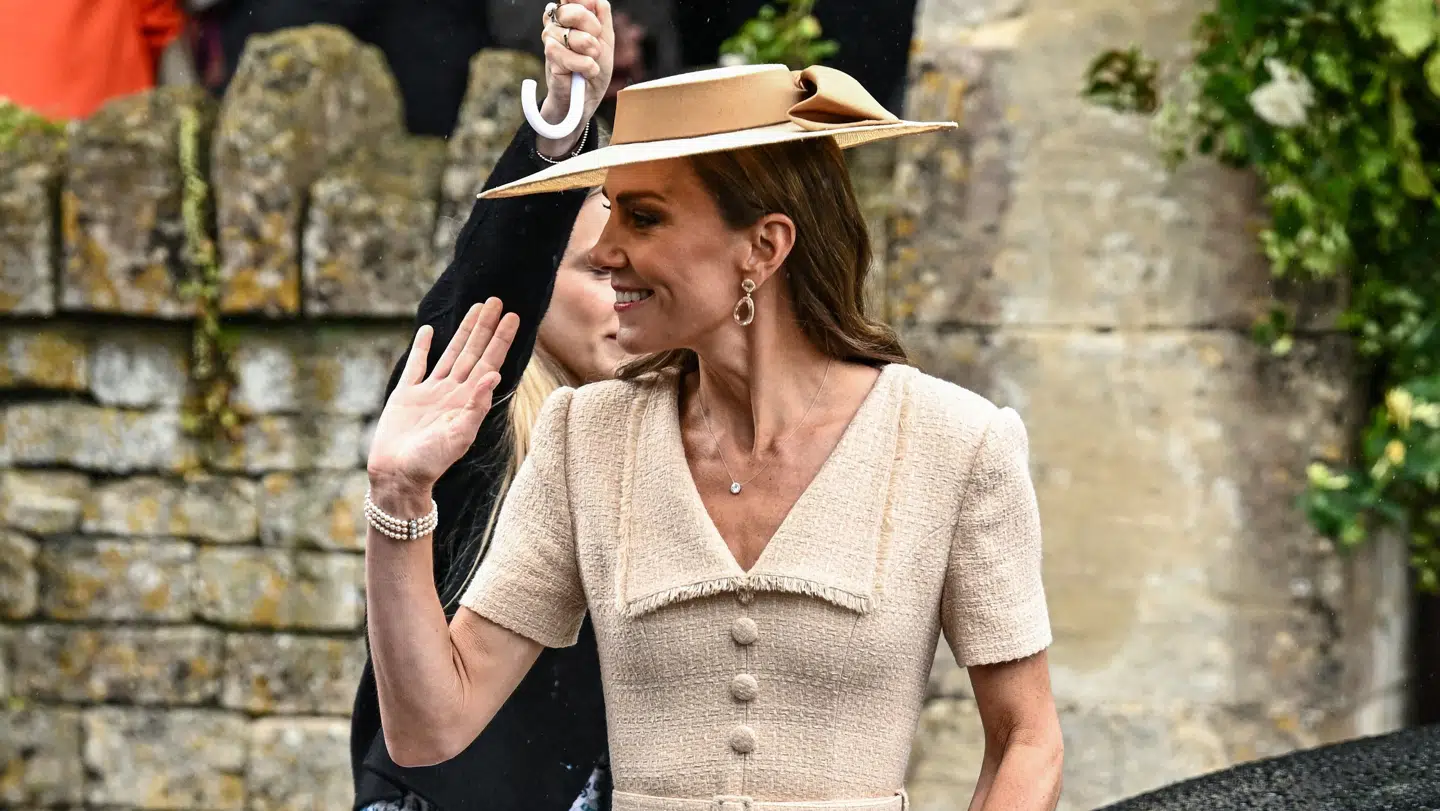 Prinsesse Kate var også til stede til brylluppet.
