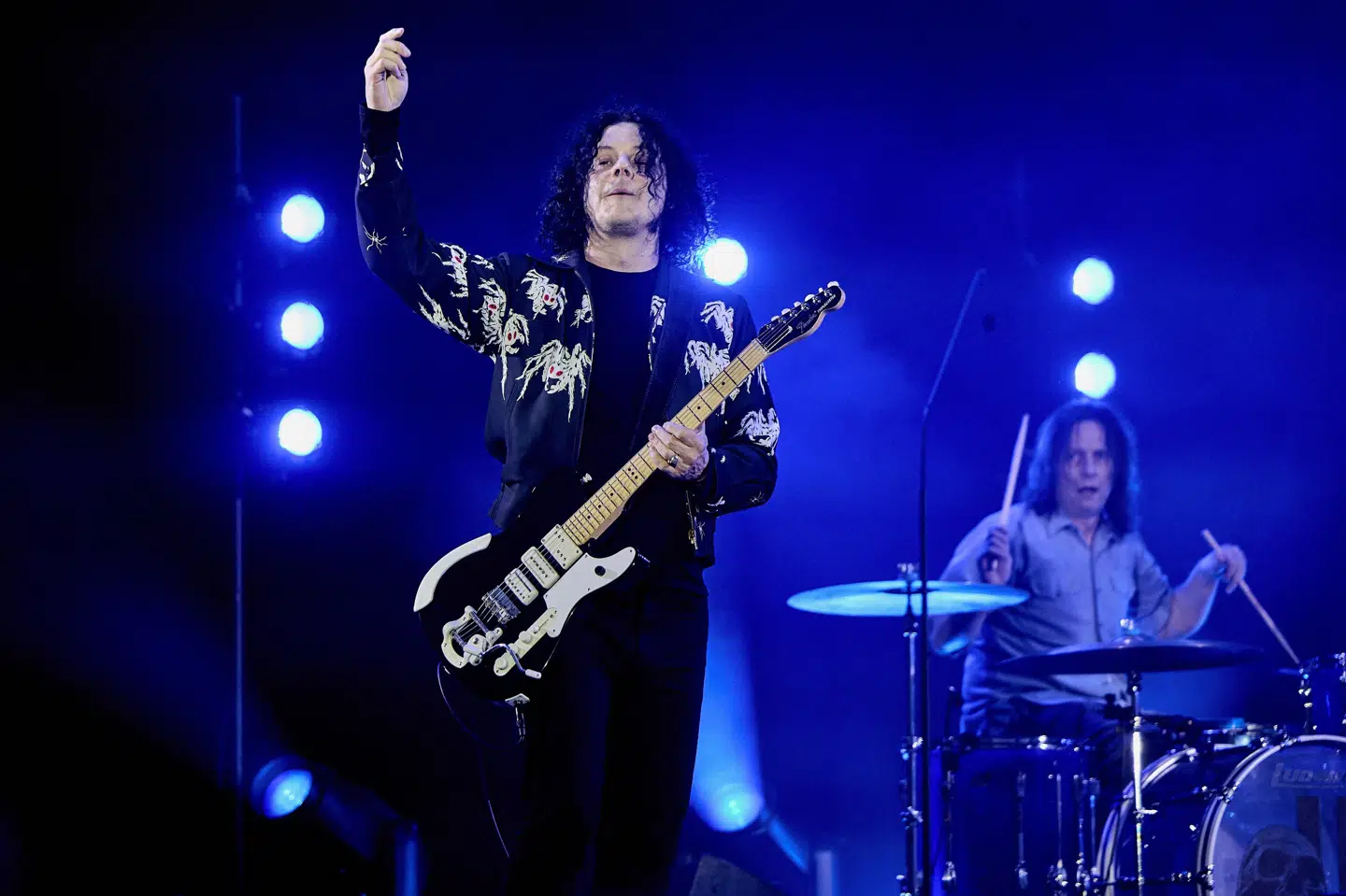 Den amerikanske sanger Jack White var et af hovednavnene på årets Northside-plakat. Han spillede lørdag i Eskelunden i Aarhus.