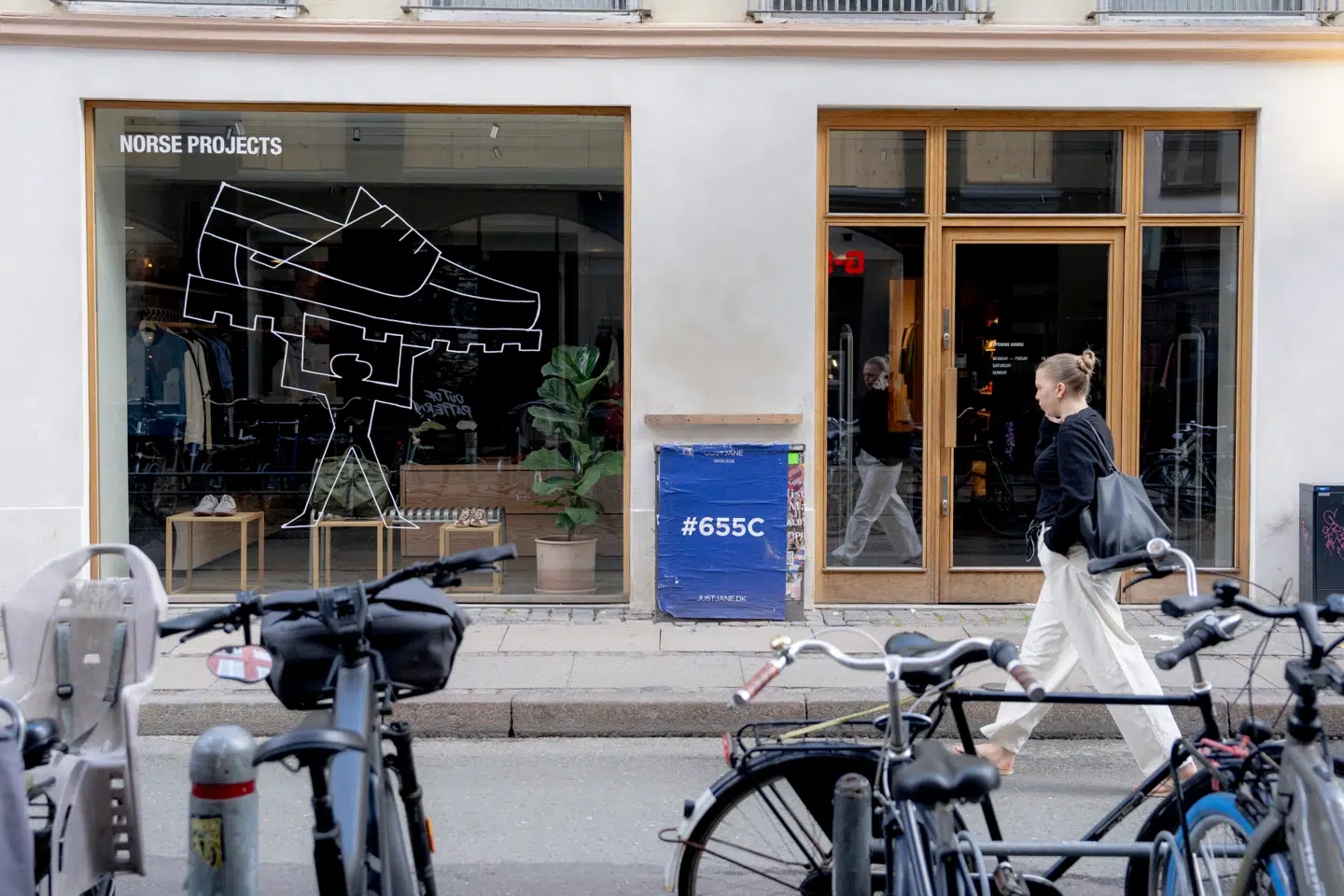 Norse Projects' tøj bliver solgt i flere lande verden over. Her ses en af mærkets butikker i København.