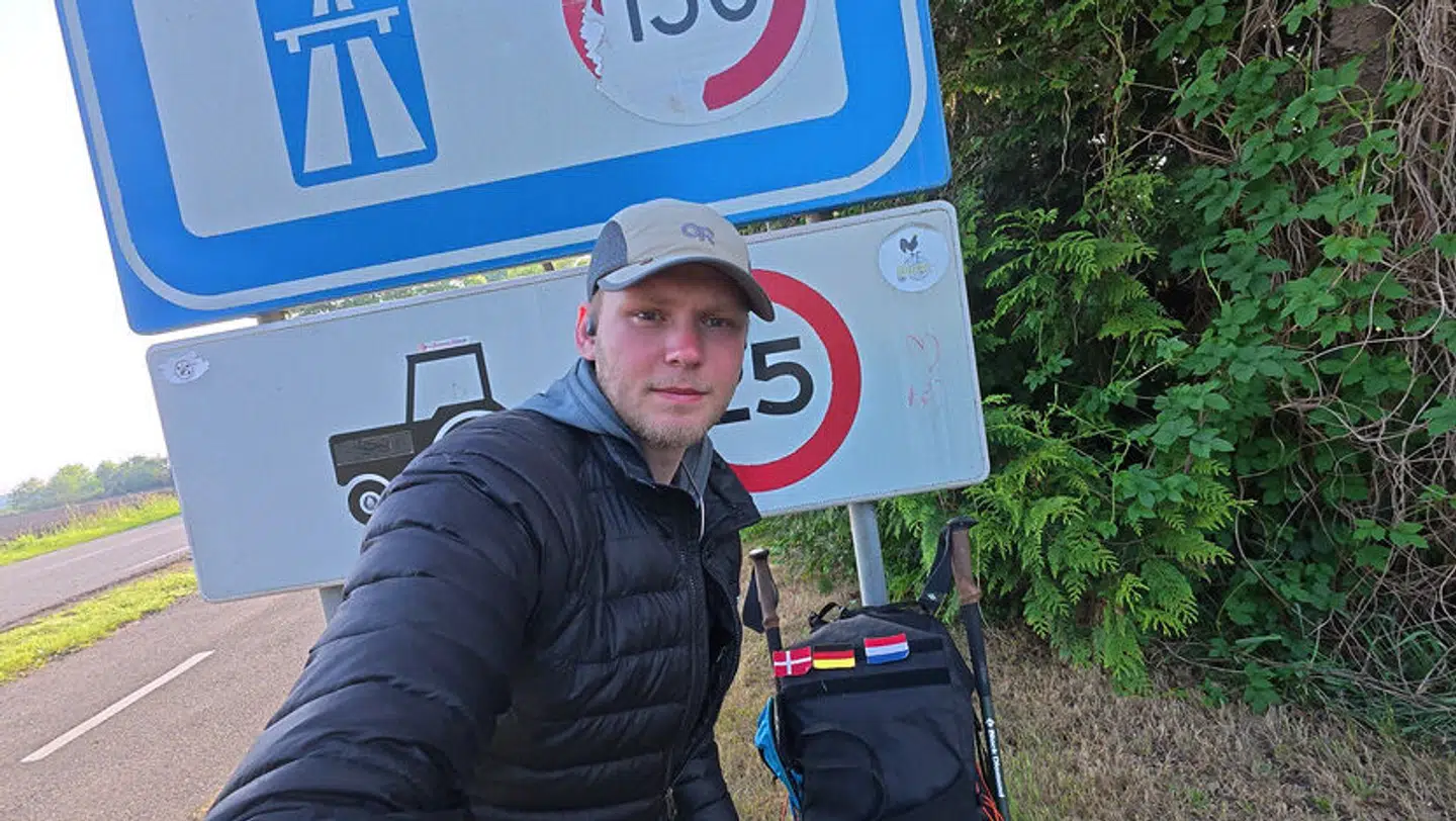 Turen startede i Gilleleje, hvor Mikkel Neumann også er fra.