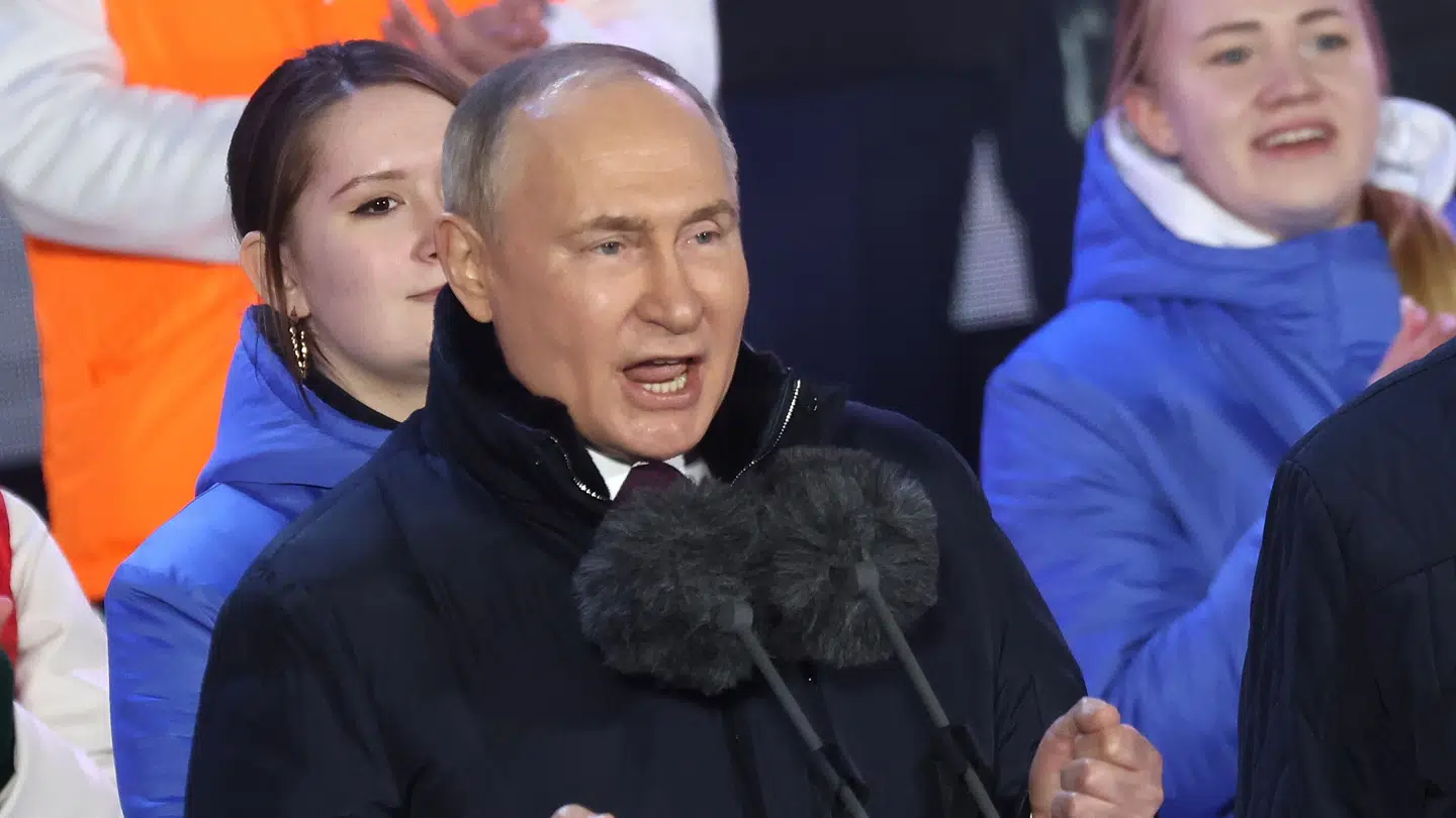 I marts 2024 fejrede den russiske præsident Vladimir Putin tiåret for den russiske annektering af Krim.