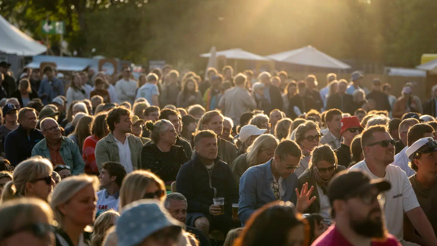 Debatten mellem partiledere og ministre om retningen for Danmark, på Hovedscenen på Folkemødet på Bornholm torsdag den 12. juni 2025.