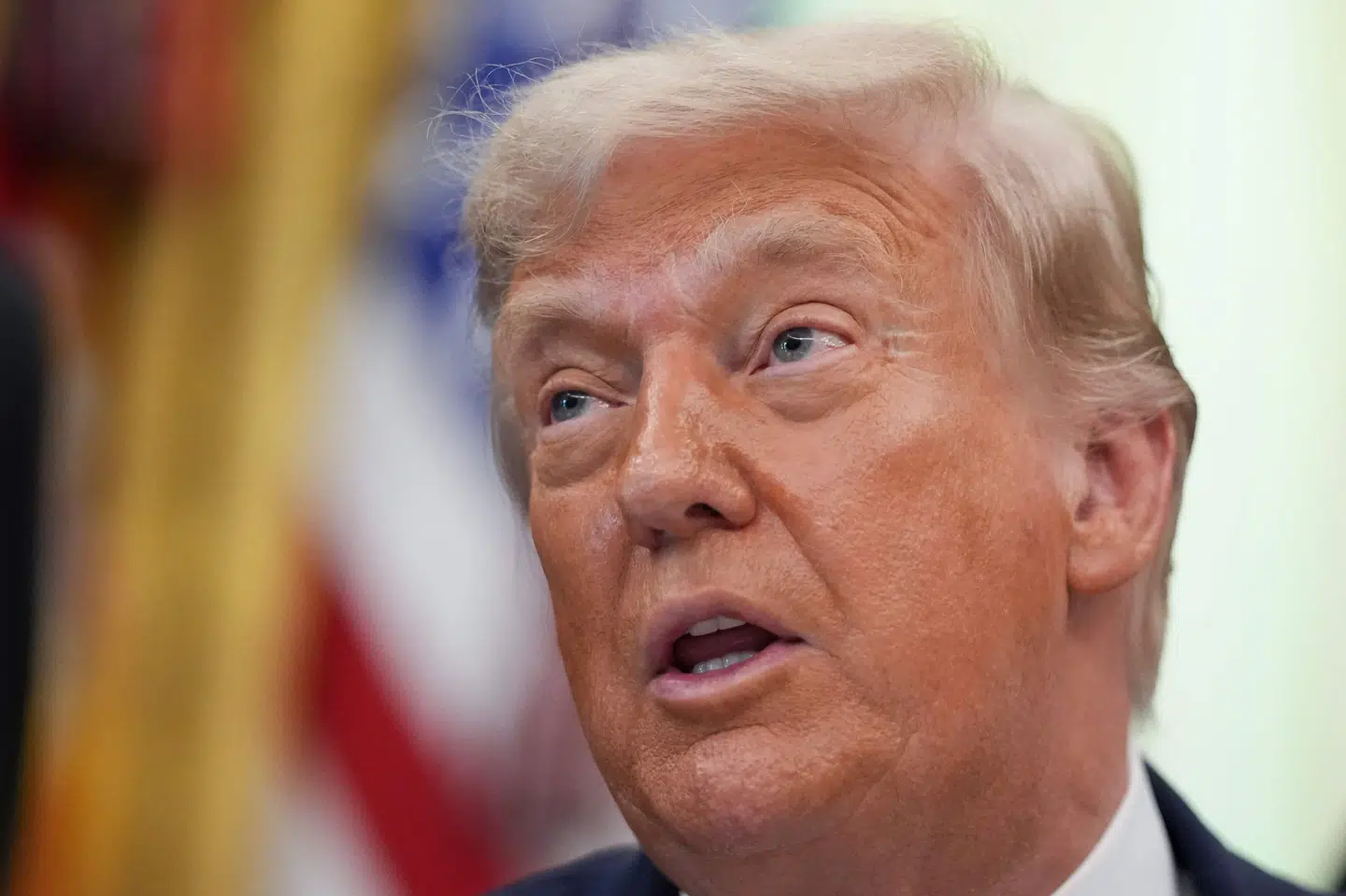 USA's præsident, Donald Trump, truer onsdag med at angribe Iran igen.
