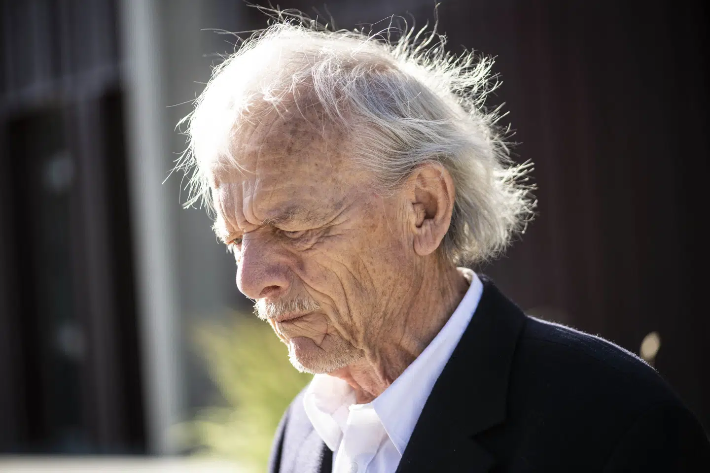 Den tidligere overlæge Svend Lings, da han i 2023 var tiltalt for at medvirke til to personers selvmord. I den sag blev han frifundet. (Arkivfoto).