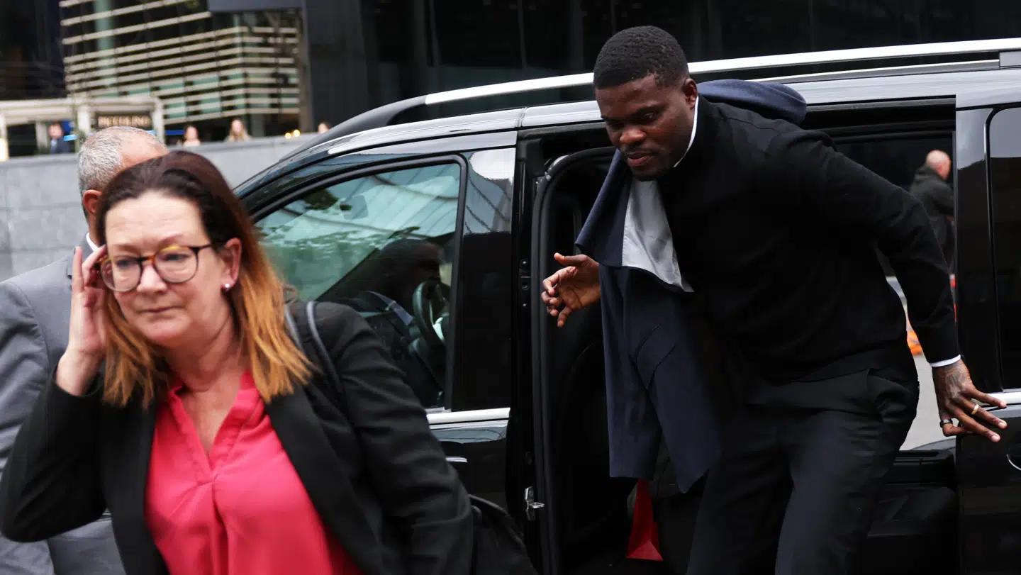 Thomas Partey var i Southwark Crown Court i London 13. april, men sagen fortsætter først i starten af 2027.