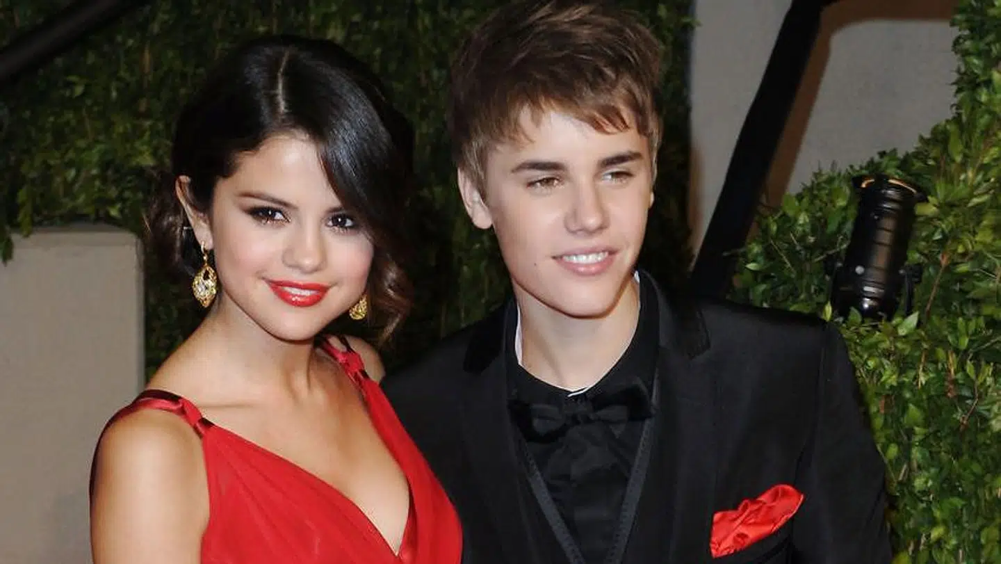 Selena Gomez og Justin Bieber mens de stadig var et par.
