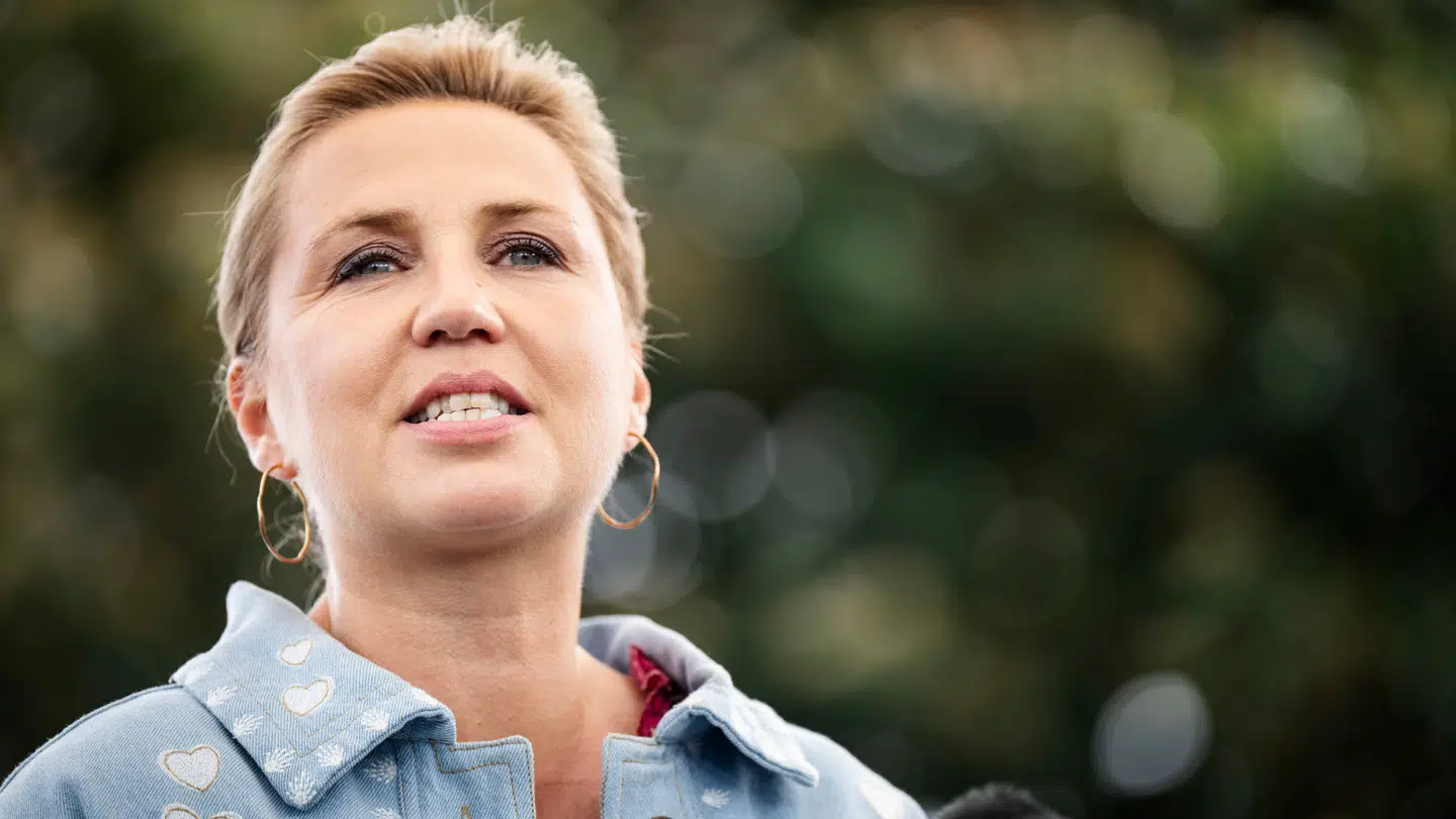 Her ses statsminister Mette Frederiksen (S) torsdag holde åbningstale på Folkemødet. Her blev pengene til de borgere, der er mest ramt af høje priser for benzin og diesel også nævnt.