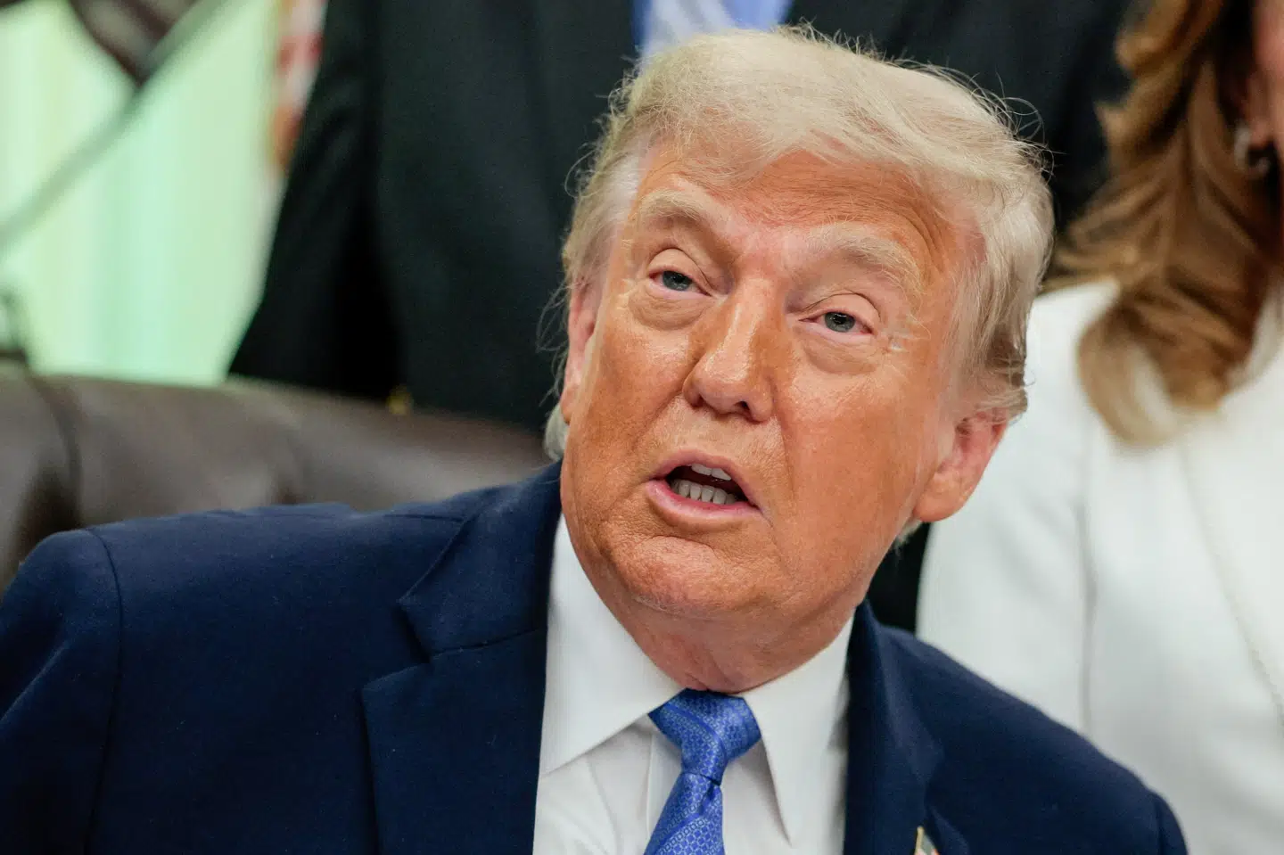 USA's præsident, Donald Trump, vil indtage øen Kharg. (Arkivfoto).