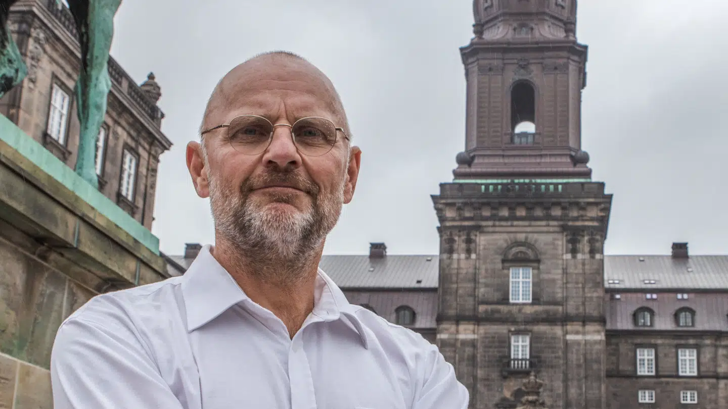 Portræt af politisk redaktør på B.T. Henrik Qvortrup ved Christiansborg Oktober 2020