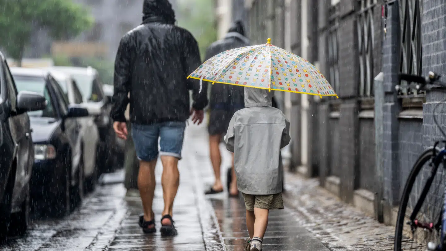 Solen har meldt afbud fredag - for i løbet af formiddag og eftermiddagen trækker byger med regn indover Danmark.