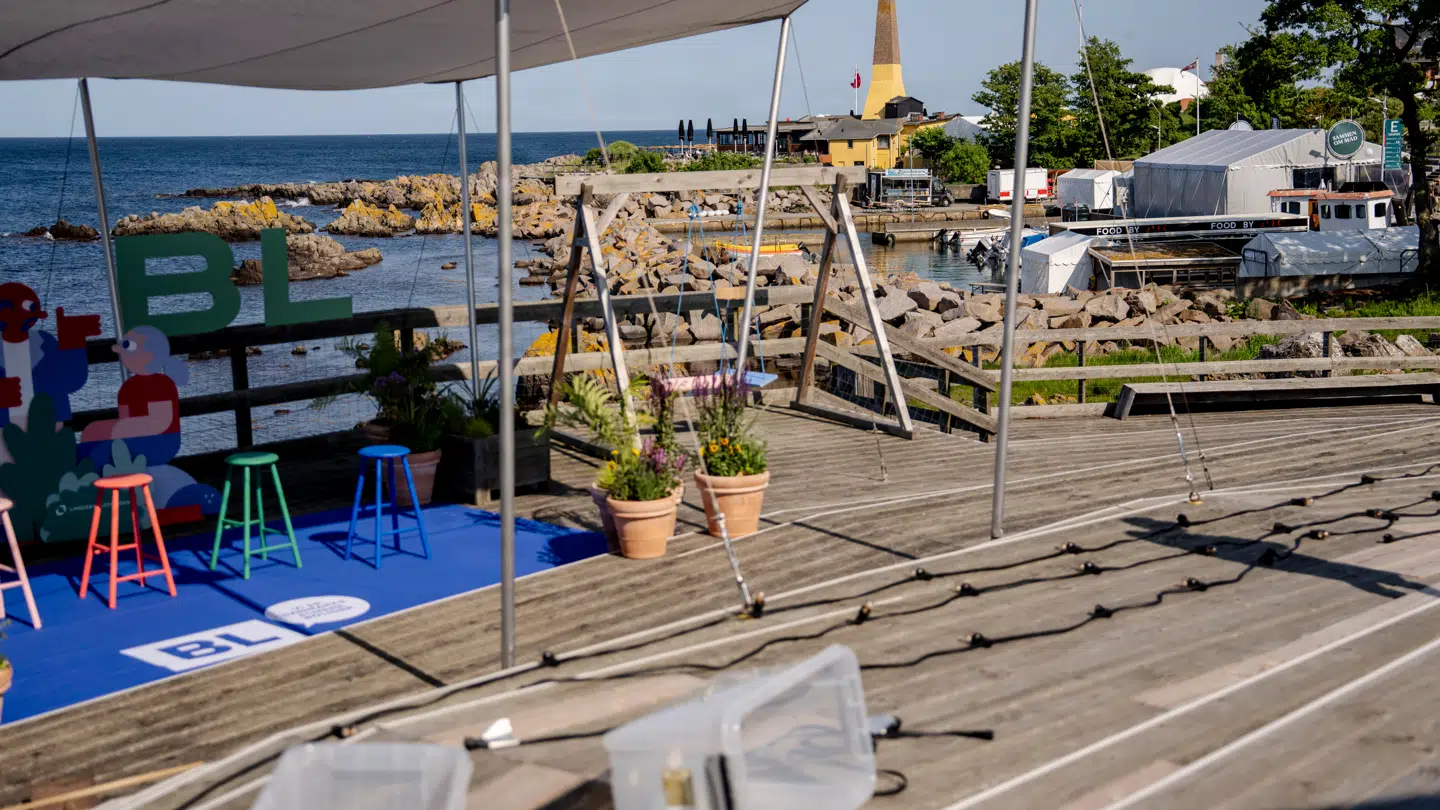 Politiet har haft travlt i Allinge.