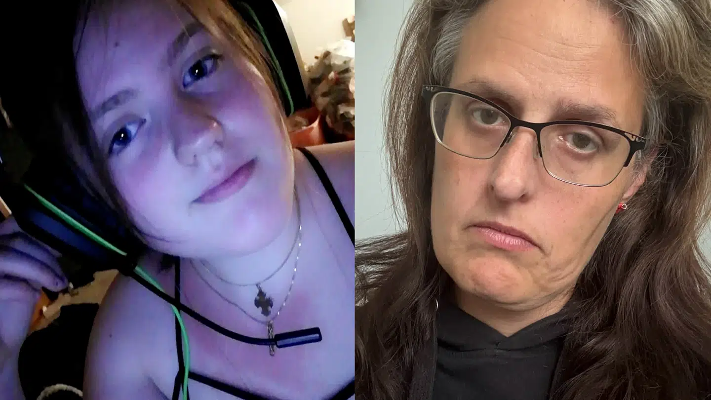 19-årige Natali, der mistede livet i ulykke, til venstre. Hendes mor Chloe, der nu sidder i kørestol, til højre.