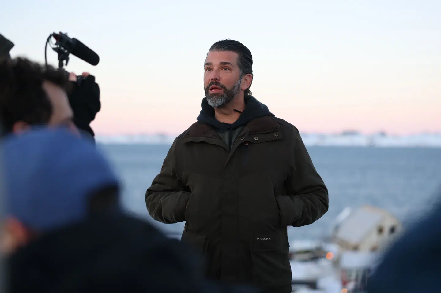 Sidste år besøgte Donald Trump Jr. Grønlands hovedstad, Nuuk. Torsdag er han blevet set i København. (Arkivfoto).