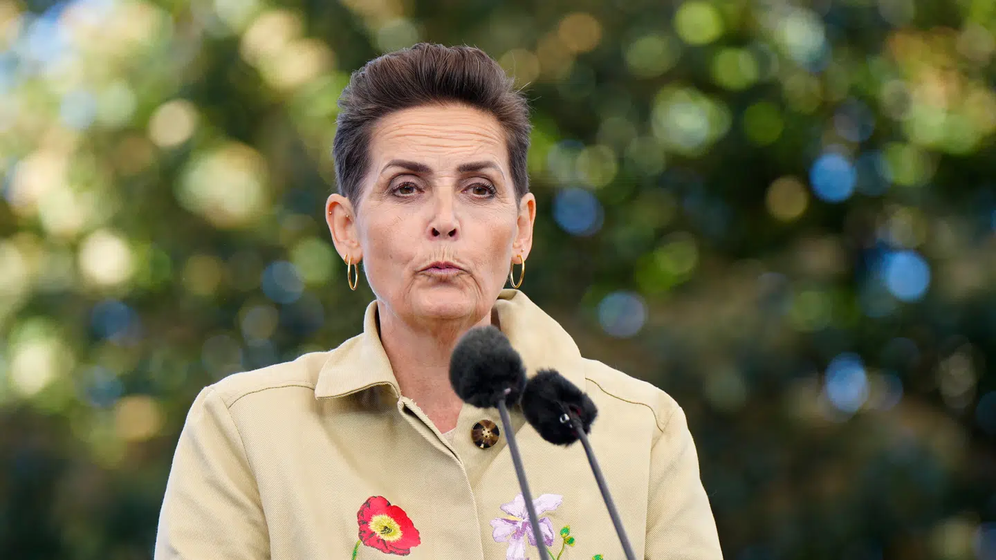 SF-formand Pia Olsen Dyhr taler fredag eftermiddag på Folkemødet i Allinge på Bornholm.