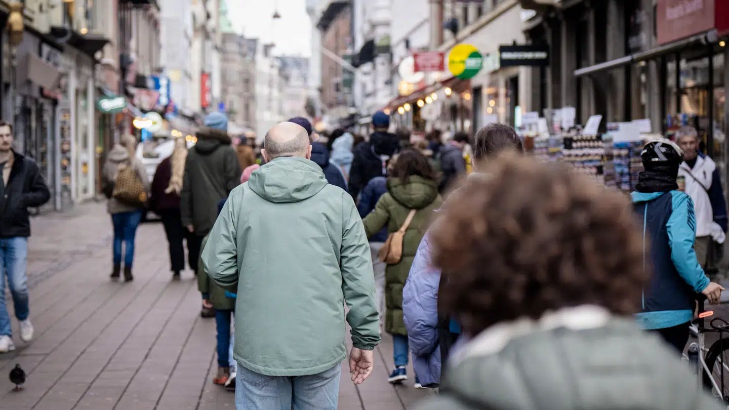 Strøget i København.