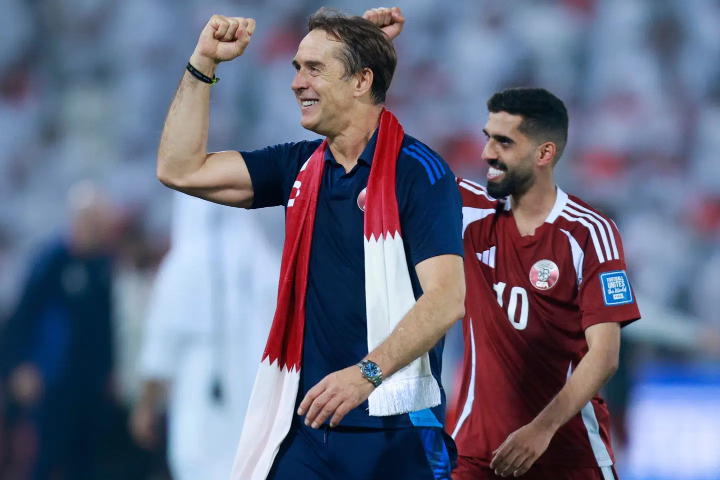 Julian Lopetegui blev ansat som landstræner for Qatar i maj 2025. (Arkivfoto).
