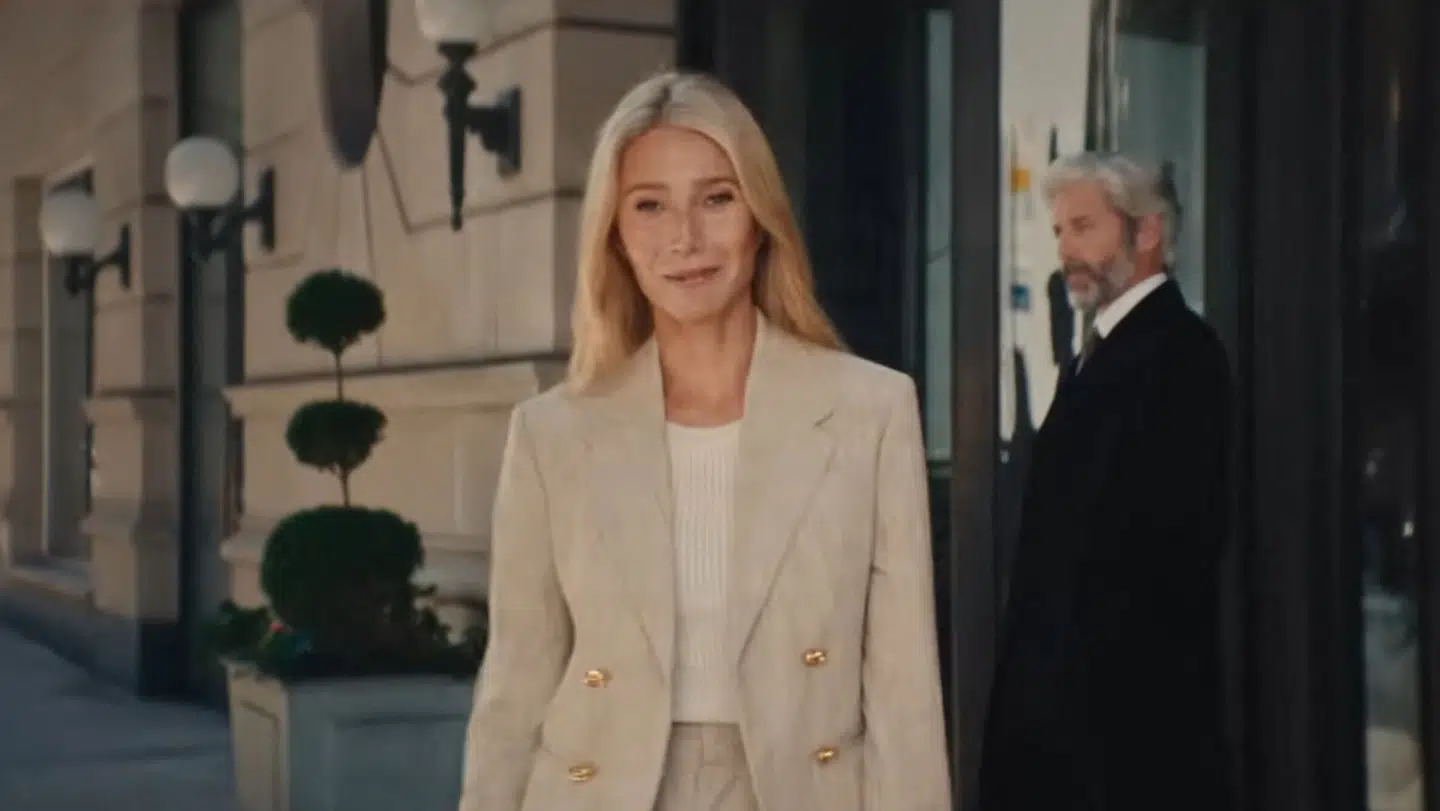 Sådan ser et billede fra reklamefilmen ud.
