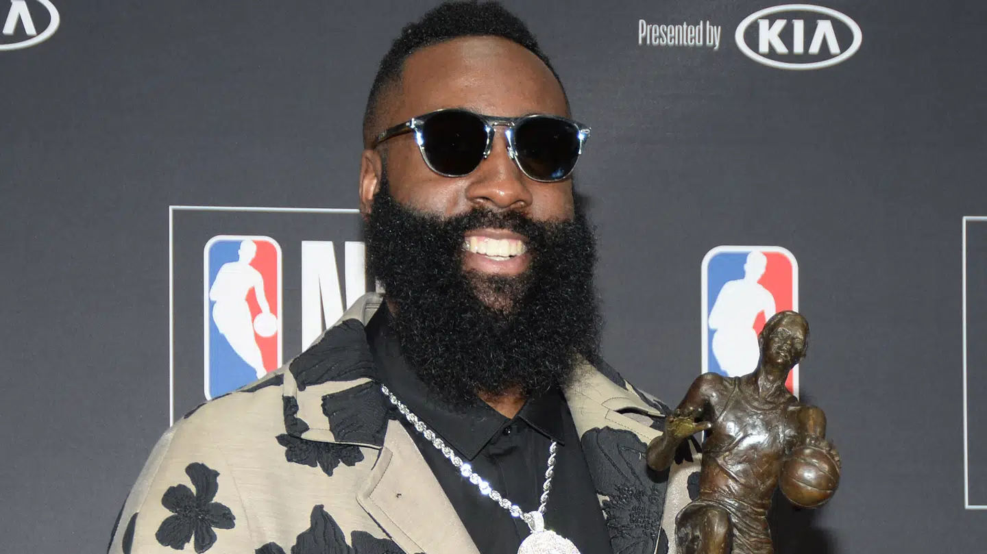 James Harden modtog i 2018 NBA MVP-pris for sæsonen 2017-2018.