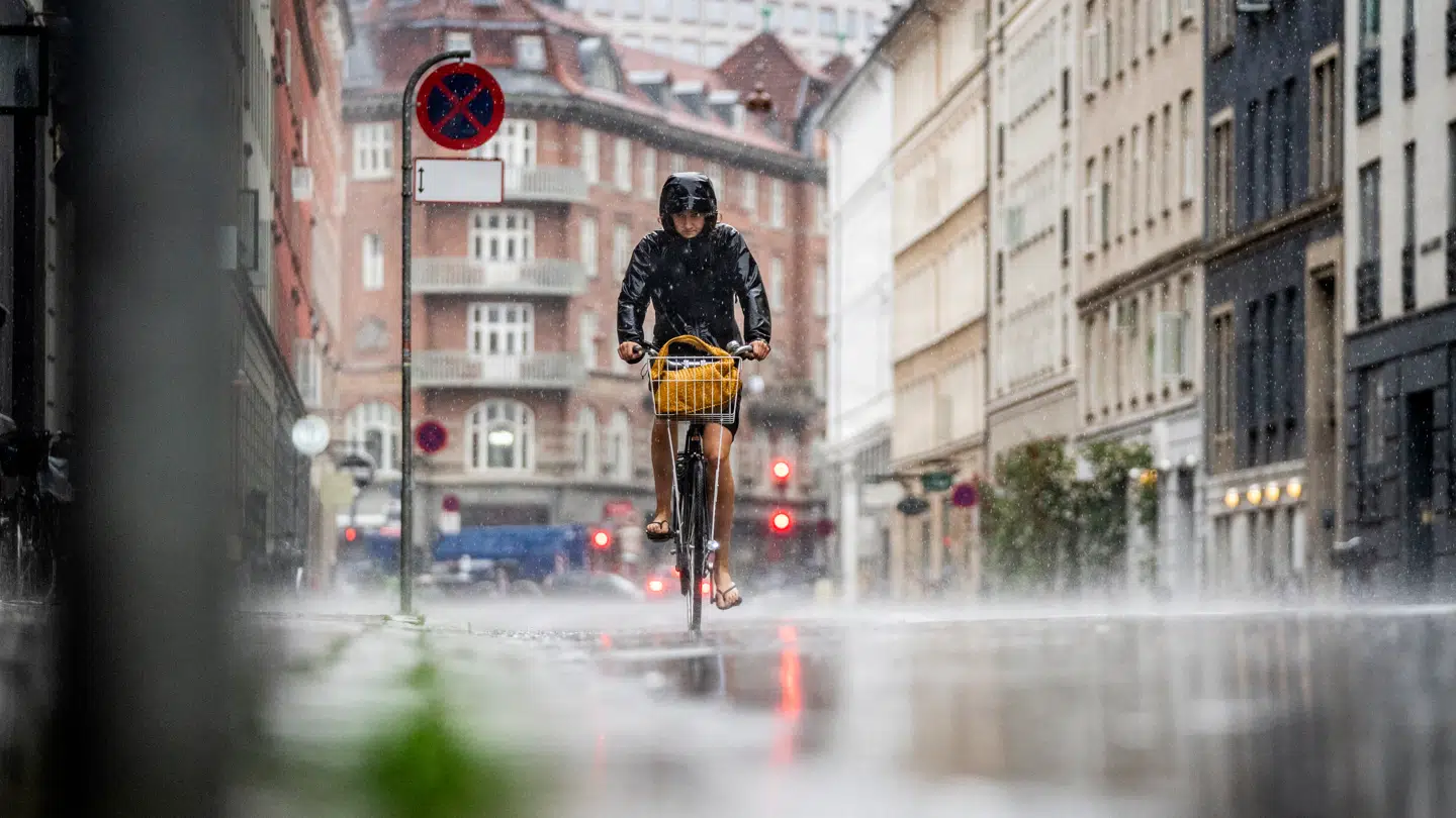 Søndag handler det endnu engang om at huske regntøjet. I hvert fald, hvis du bor i en bestemt del af landet.
