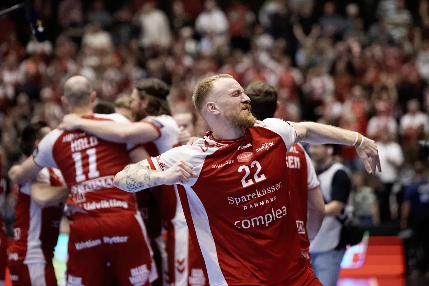 Der er sket lidt i Aalborg Håndbold, siden René Antonsen debuterede i 2011. I stregspillerens sidste sæson har nordjyderne ryddet bulen hjemme i Danmark og slutter sæsonen af med en bronzekamp ved Final 4 i Köln. (Arkivfoto).