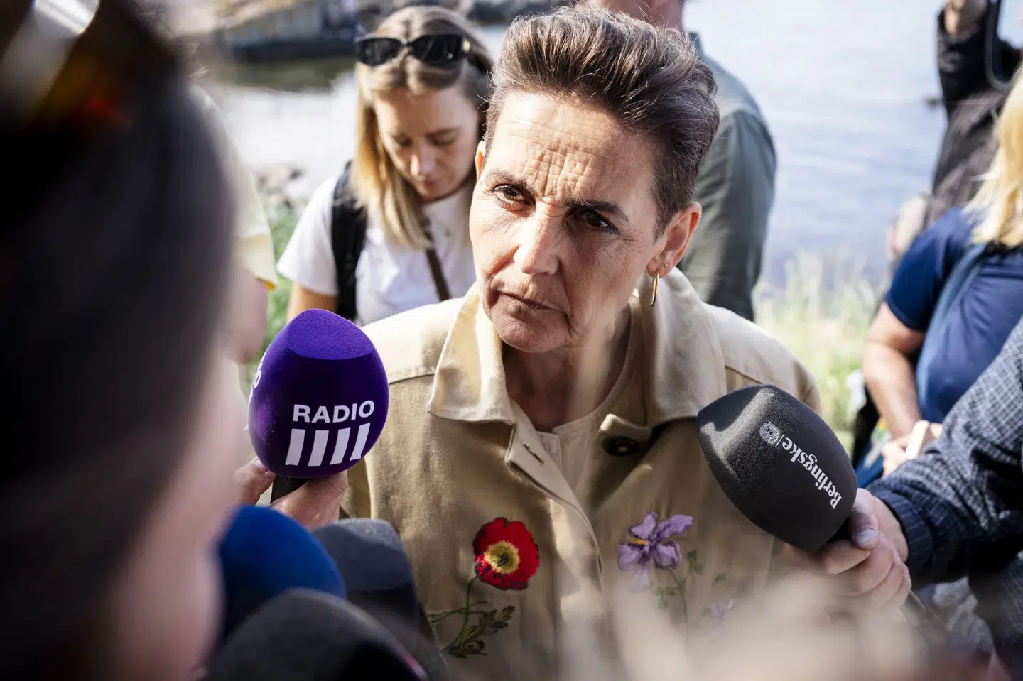 Økonomi og indenrigsminister og formand for SF Pia Olsen Dyhr forsvarede fredag sin ansættelse af særlig rådgiver Thomas Nystrøm. (Arkivfoto).