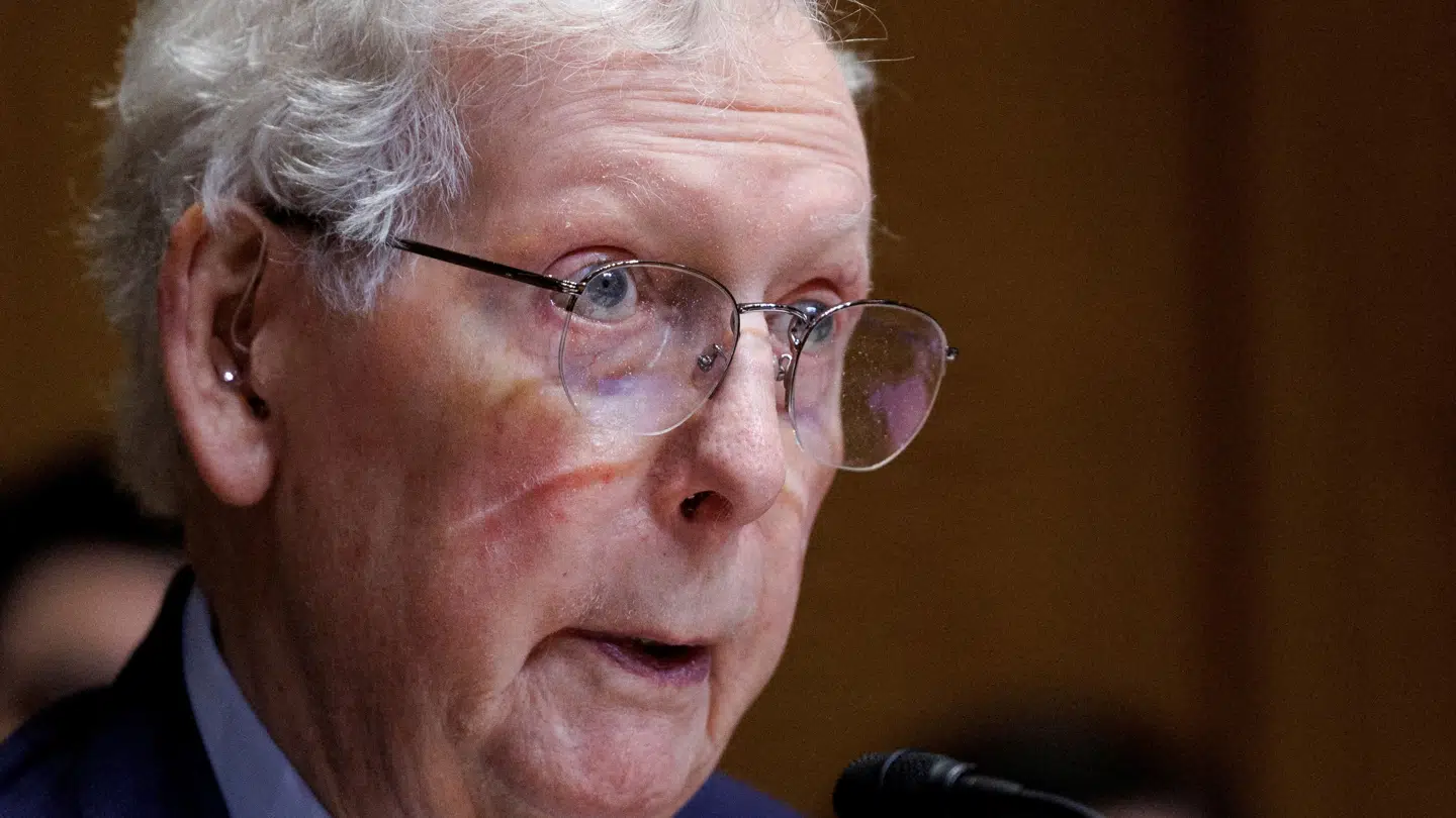 Senator McConnell har tidligere været indlagt på hospitalet.