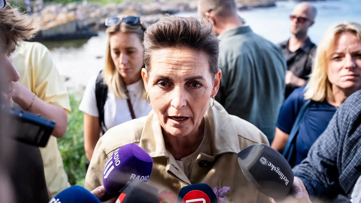 Under Folkemødet på Bornholm blev Pia Olsen Dyhr også i dén grad spurgt ind til sit valg om at genansætte Thomas Nystrøm.