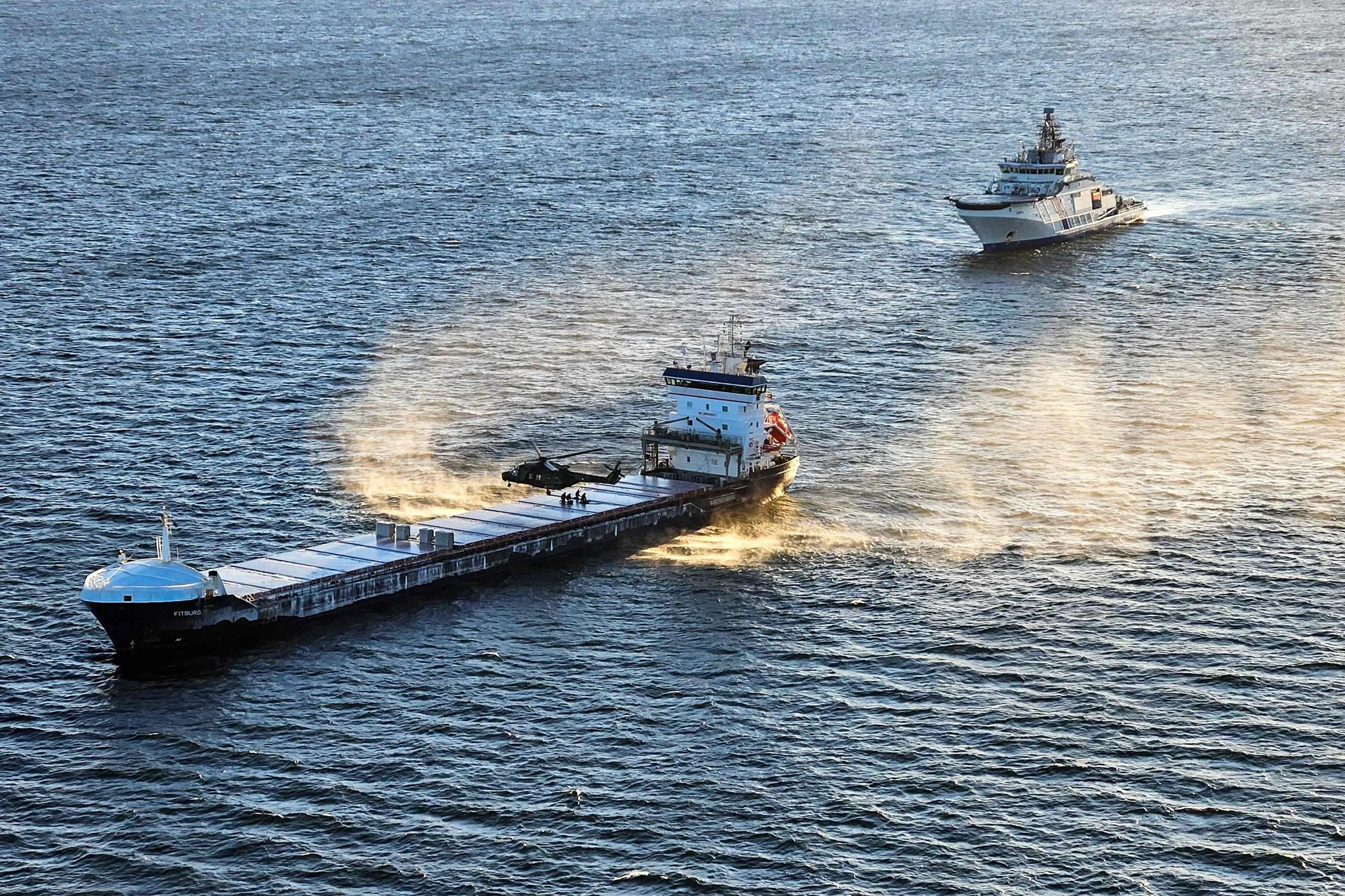 Finnish prosecutors charge Russian captain with cable sabotage