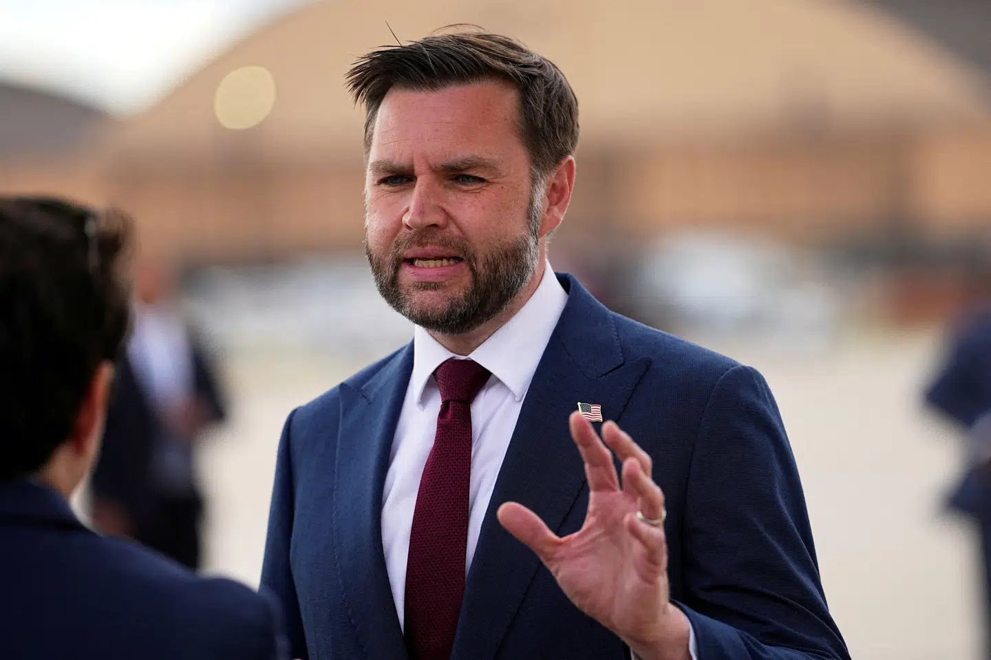 USA's vicepræsident, J.D. Vance, har mandag gennem flere interviews fortalt mere om, hvad der står i en hensigtserklæring om en afslutning på krigen i Iran, som USA og Iran indgik søndag.(Arkivfoto).