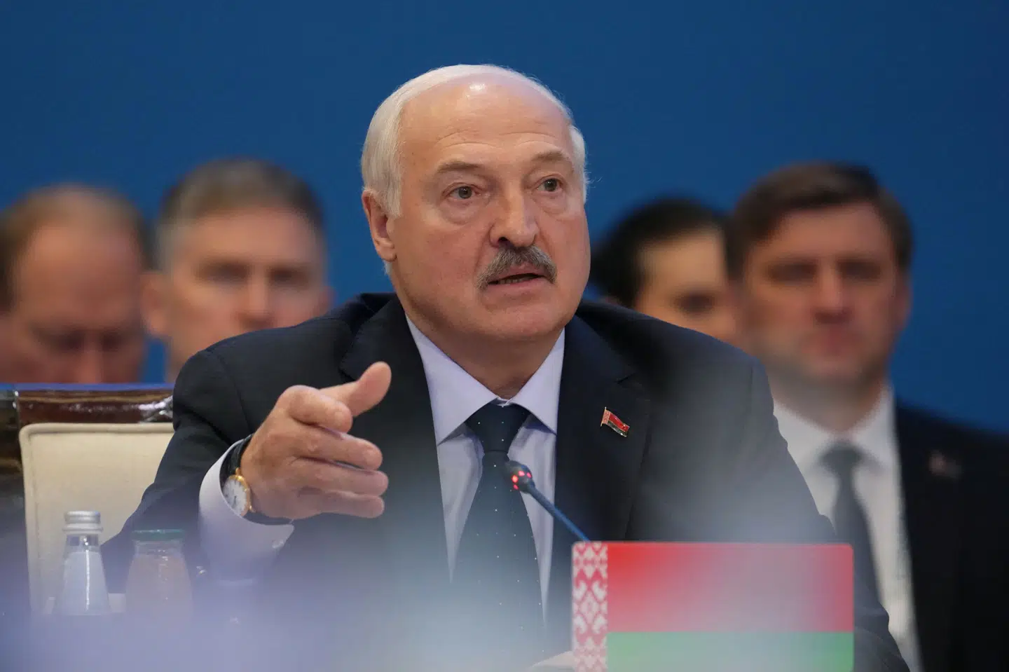 Belarus' præsident, Alexander Lukasjenko, beklager tidligere hårde ord mod Zelenskyj. (Arkivfoto).
