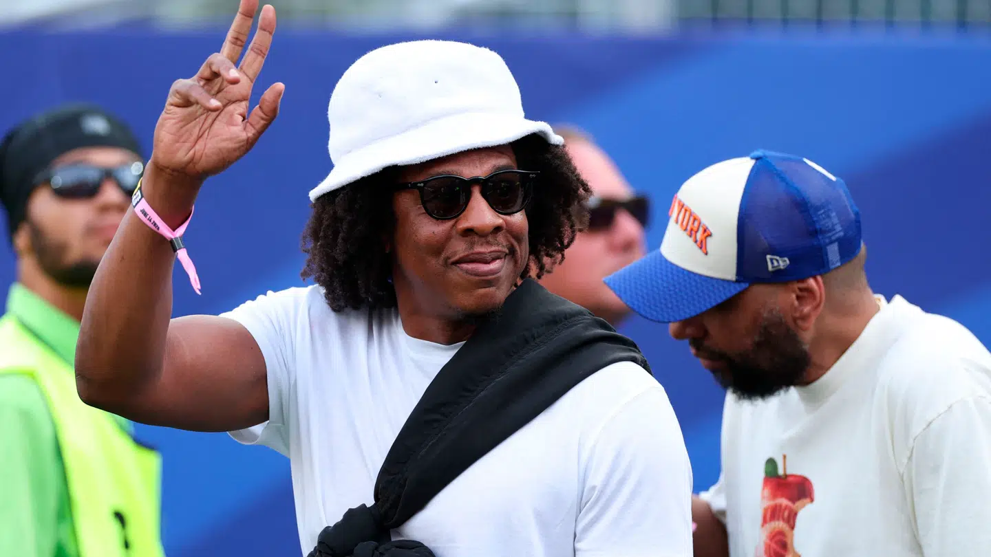 Jay-Z på stadion da Elfenbenskysten mandag slog Ecuador 1-0 ved VM.