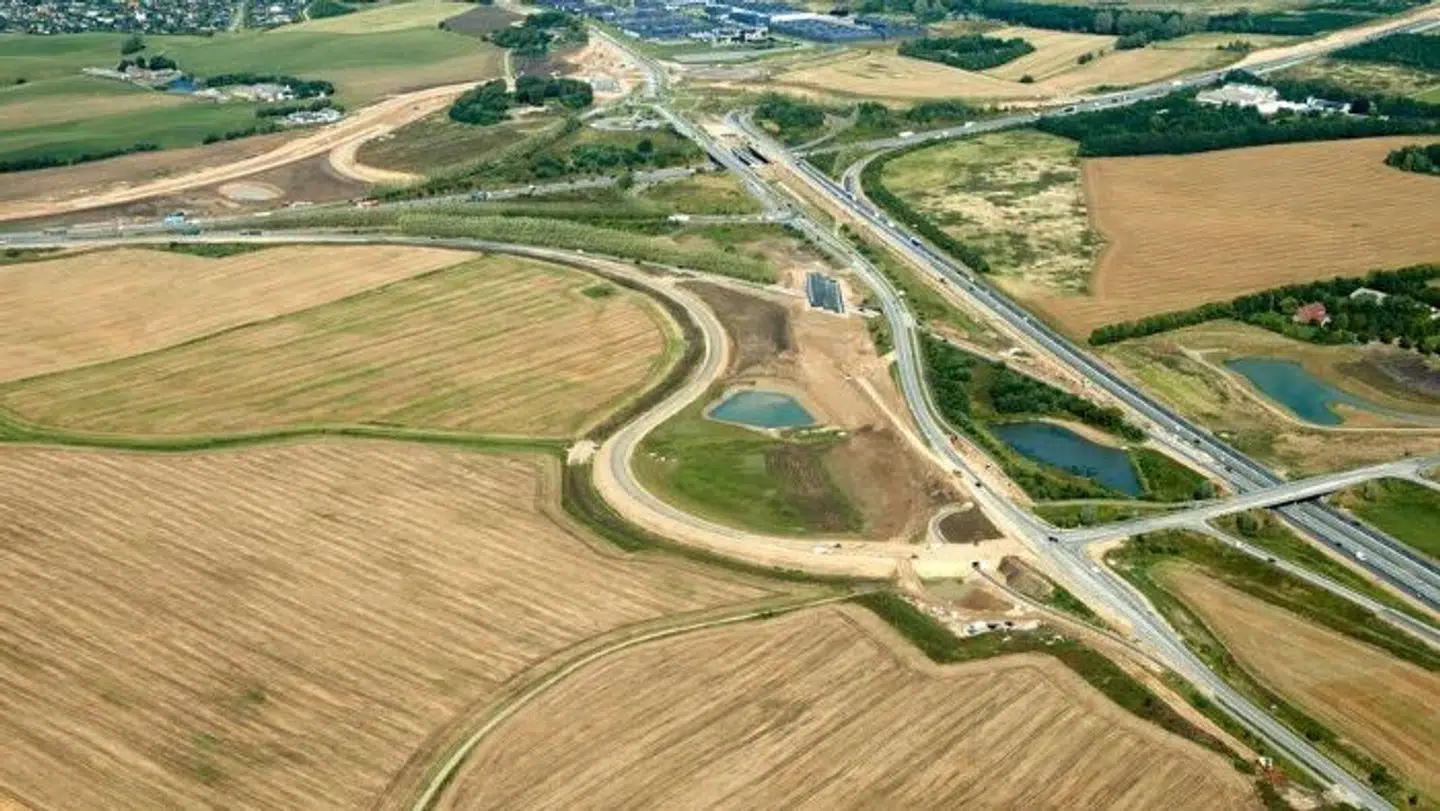 Djurslandsmotorvejen ved Aarhus N.