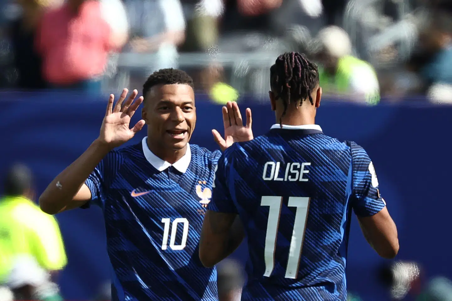 Kylian Mbappé og Michael Olise viste klasse i anden halvleg.