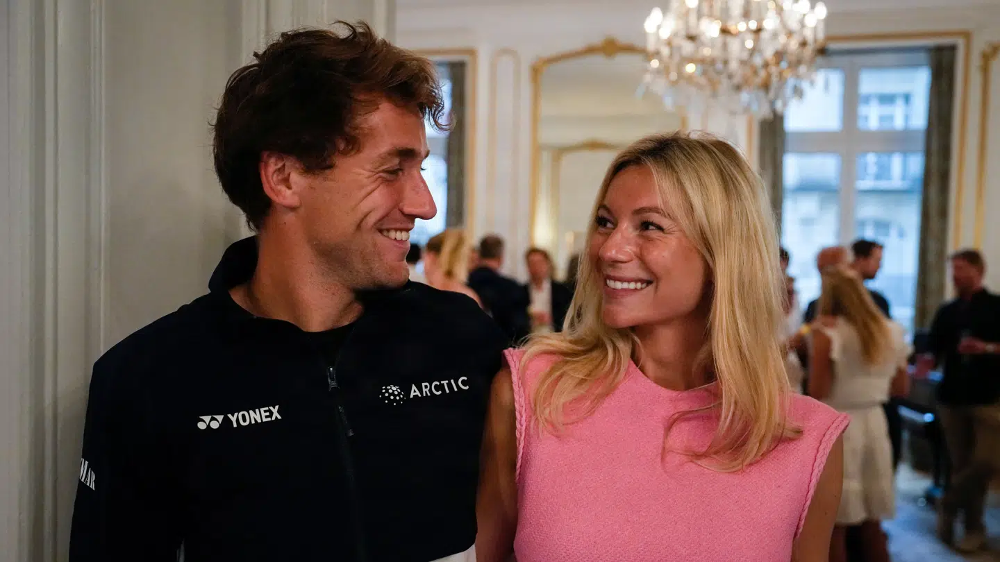 Casper Ruud og Maria Galligani blev gift i weekenden.