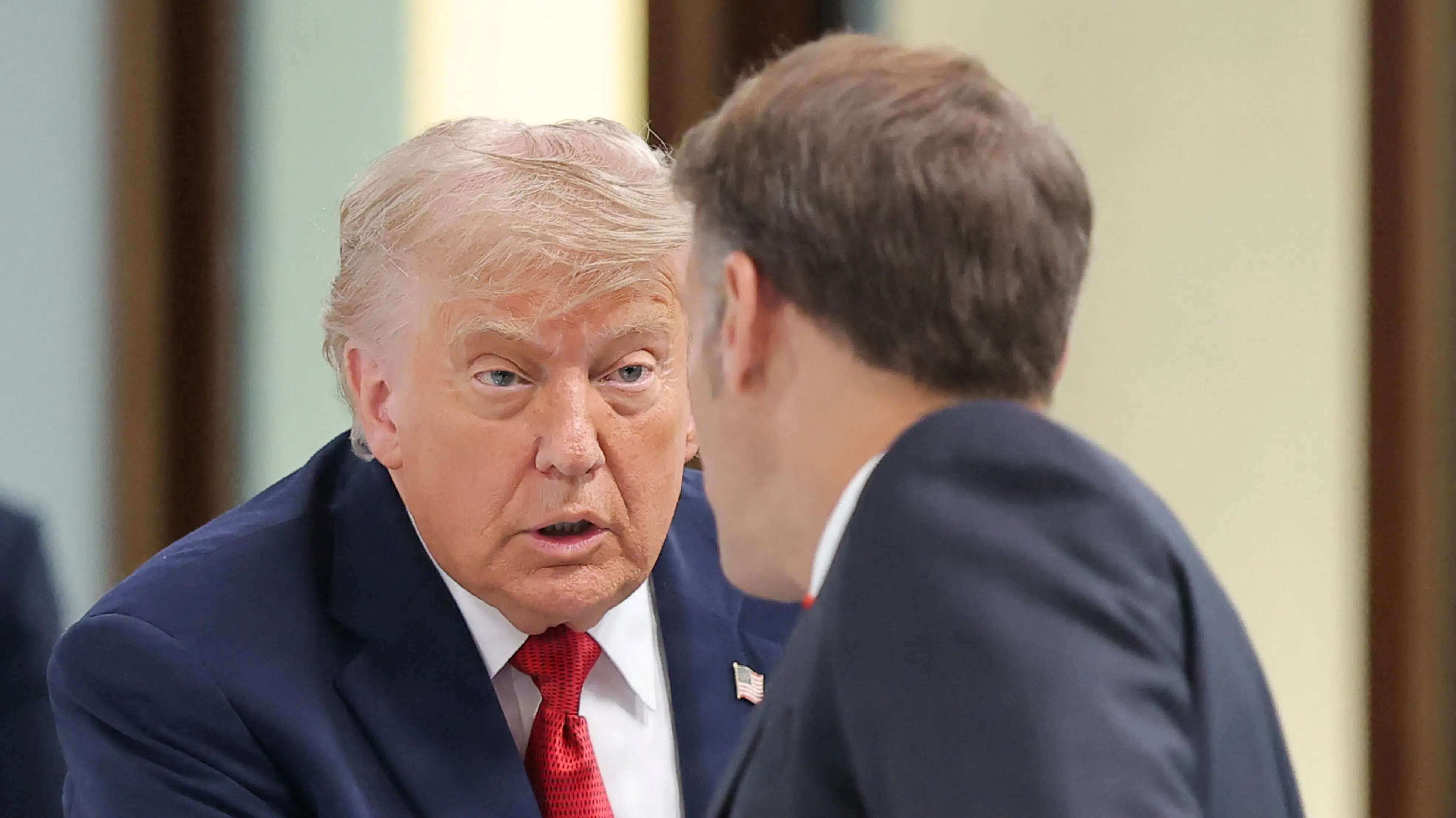 Trump kom for sent: 'Jeg er chefen'