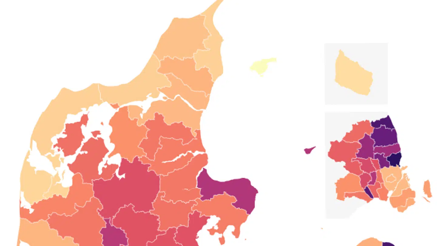 Nogle danske kommuner er mere udsat for indbrud end andre.