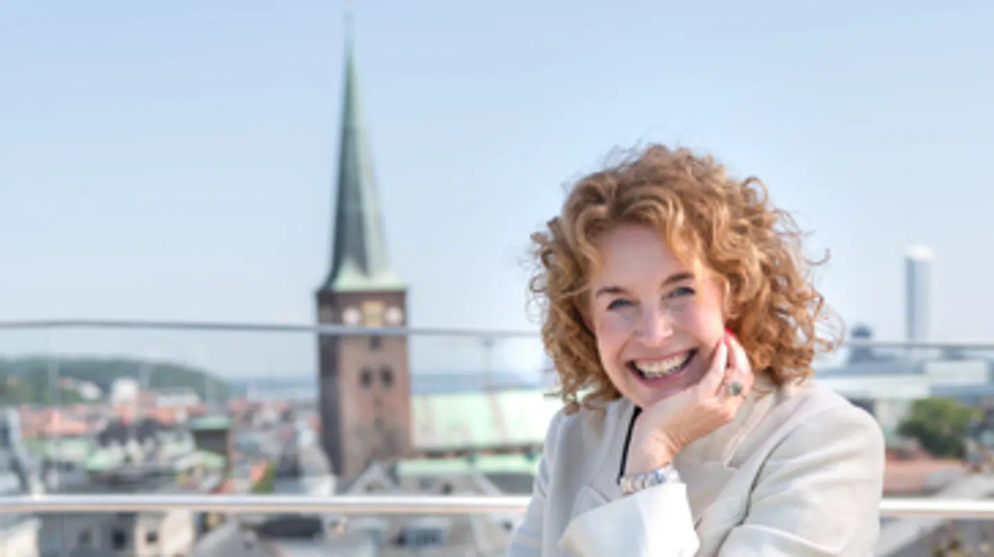 Marianne Bedsted er begejstret for, at Salling stormagasin er rykket til det københavnske. her skal endnu en Salling-tagbar servicere glade kunder.
